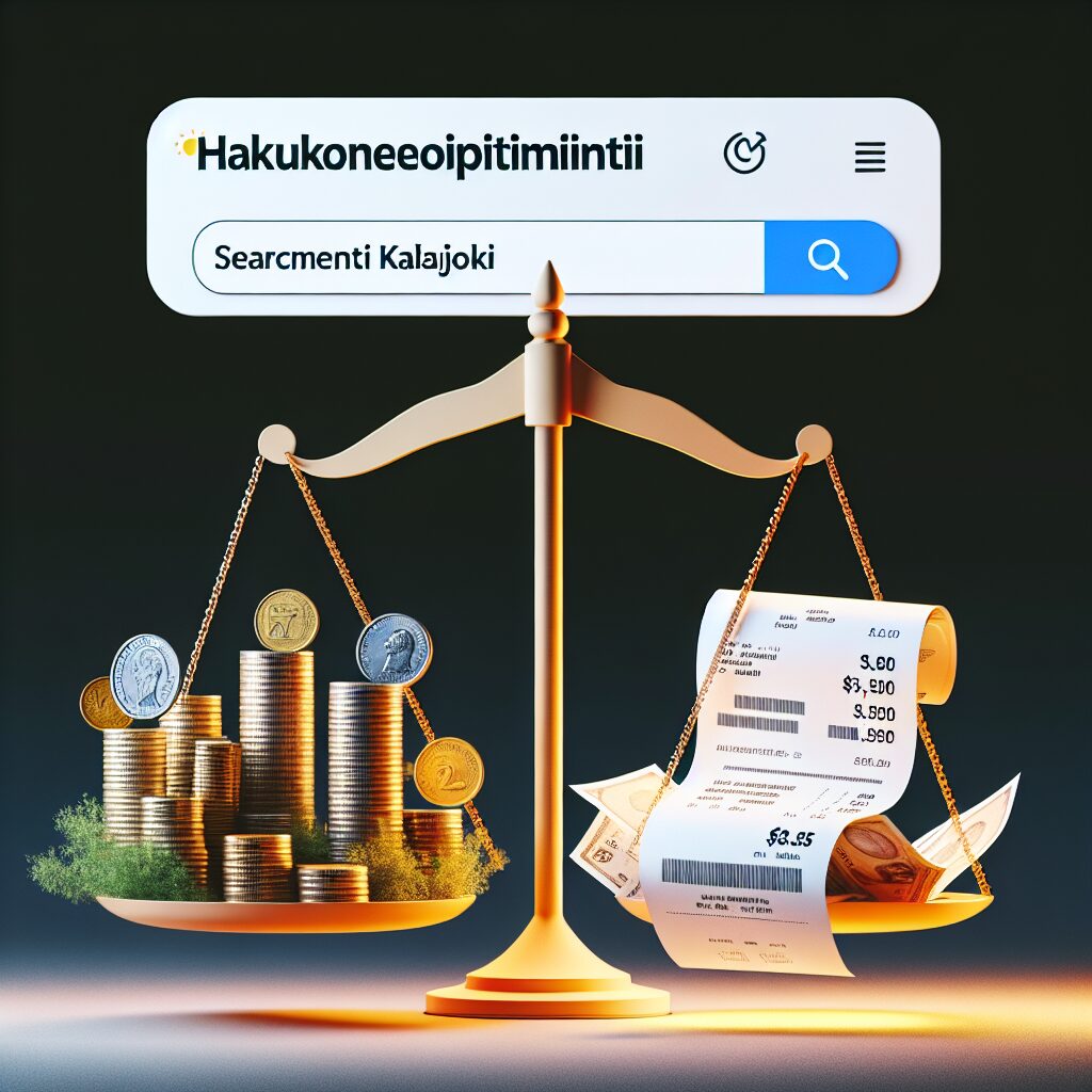 Hakukoneoptimointi Kalajoki hinta - investointi vai kulu?